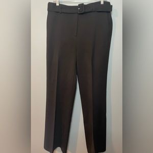 Ann Taylor belted black pant. Size 10